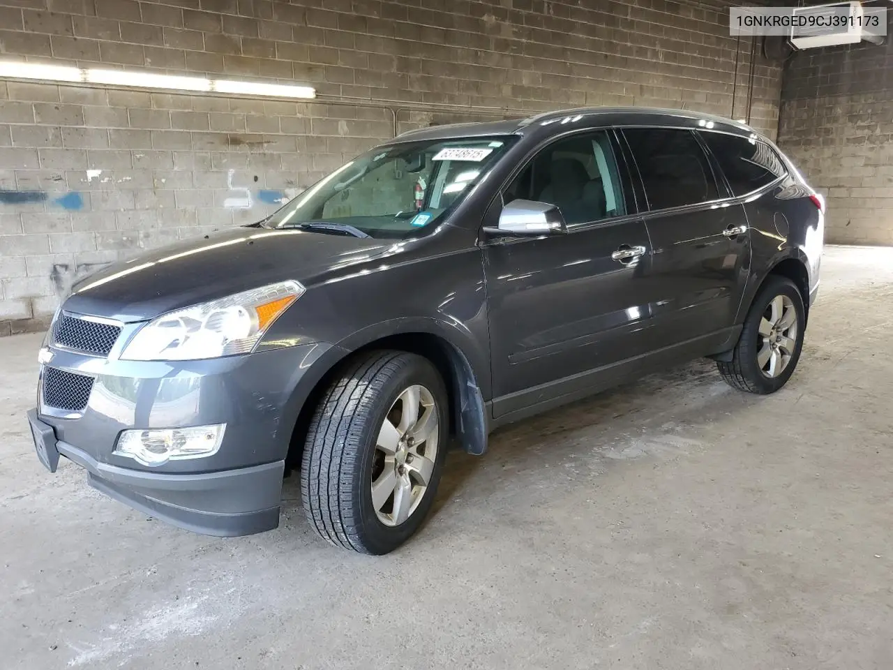 2012 Chevrolet Traverse Lt VIN: 1GNKRGED9CJ391173 Lot: 63748615
