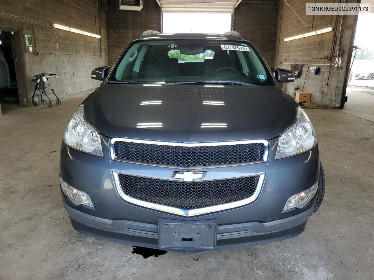 2012 Chevrolet Traverse Lt VIN: 1GNKRGED9CJ391173 Lot: 63748615