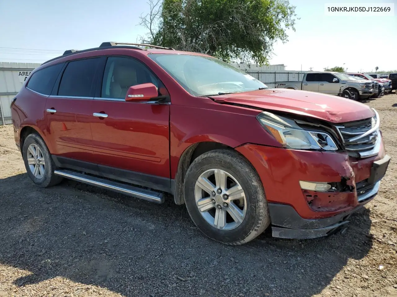 2013 Chevrolet Traverse Lt VIN: 1GNKRJKD5DJ122669 Lot: 56789965