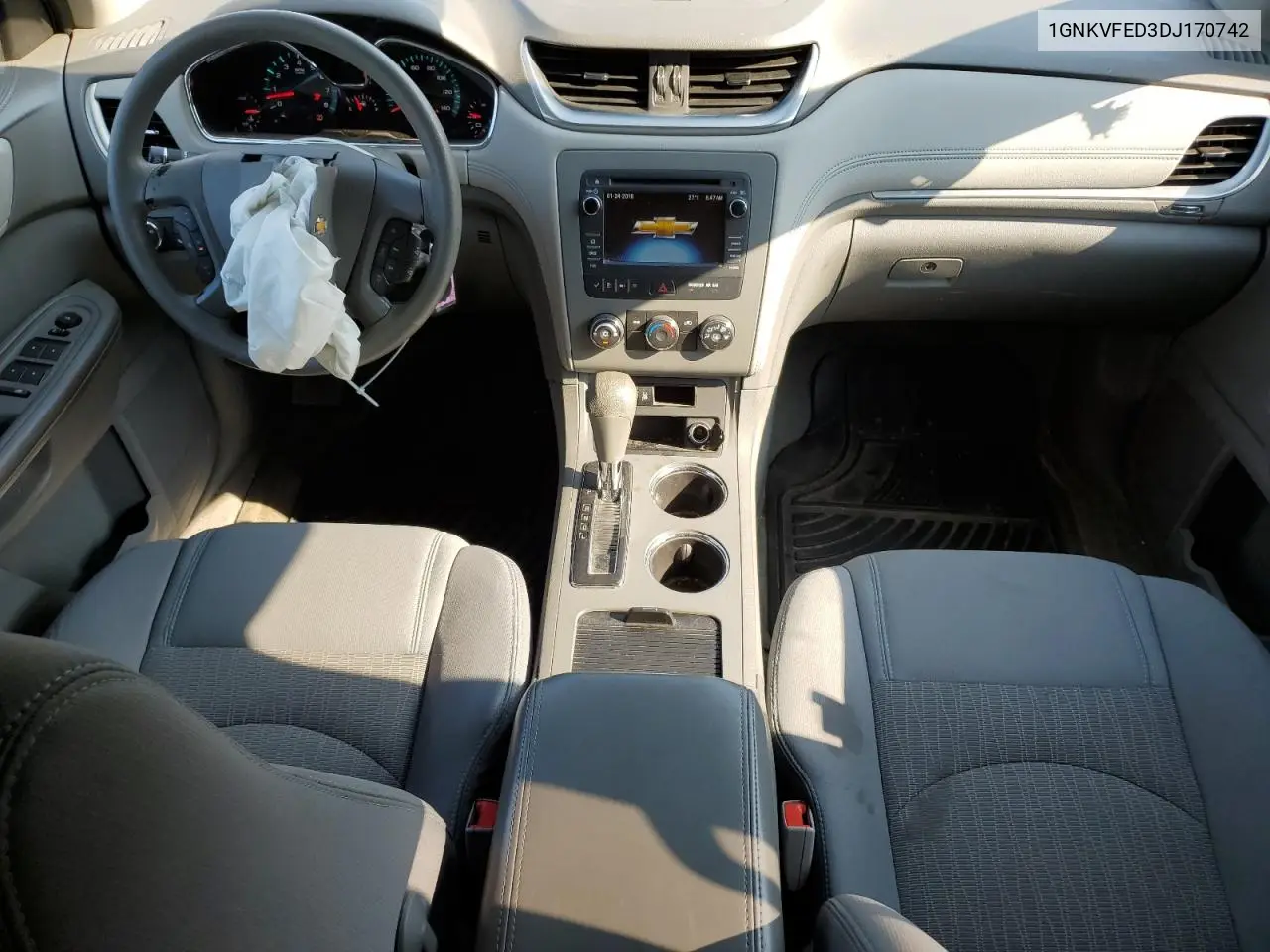 2013 Chevrolet Traverse Ls VIN: 1GNKVFED3DJ170742 Lot: 62386765