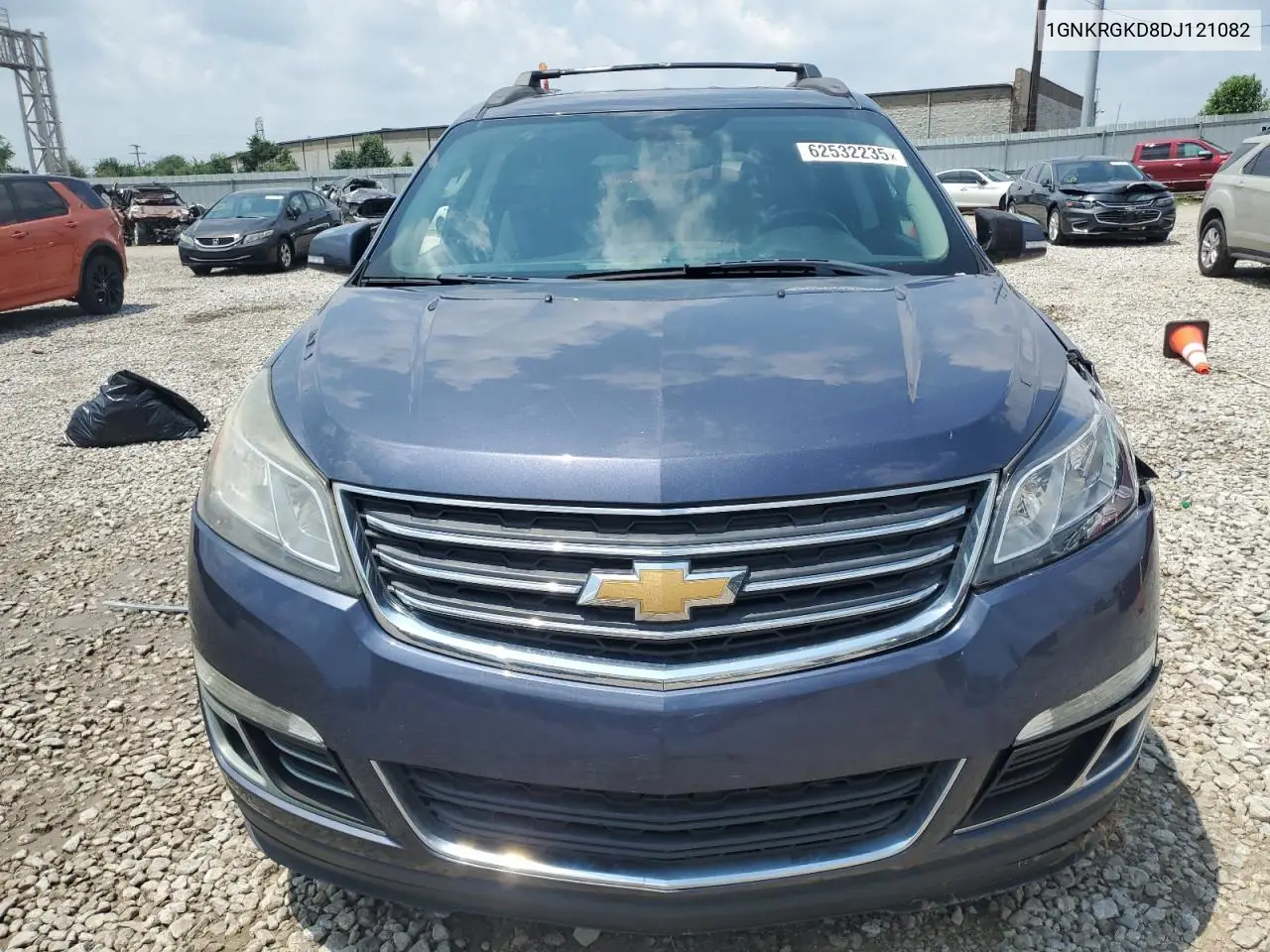 2013 Chevrolet Traverse Lt VIN: 1GNKRGKD8DJ121082 Lot: 62532235