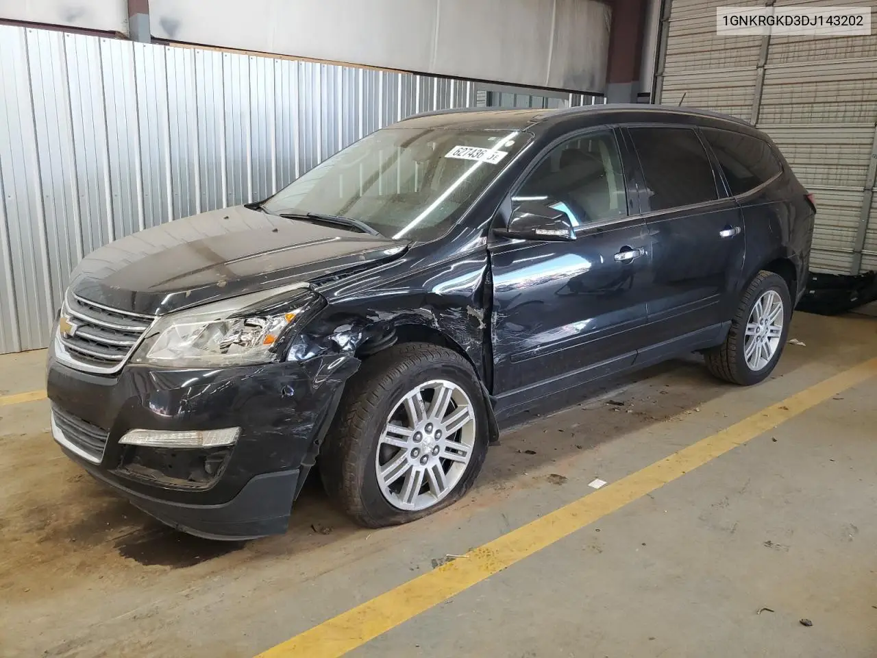 2013 Chevrolet Traverse Lt VIN: 1GNKRGKD3DJ143202 Lot: 62743665