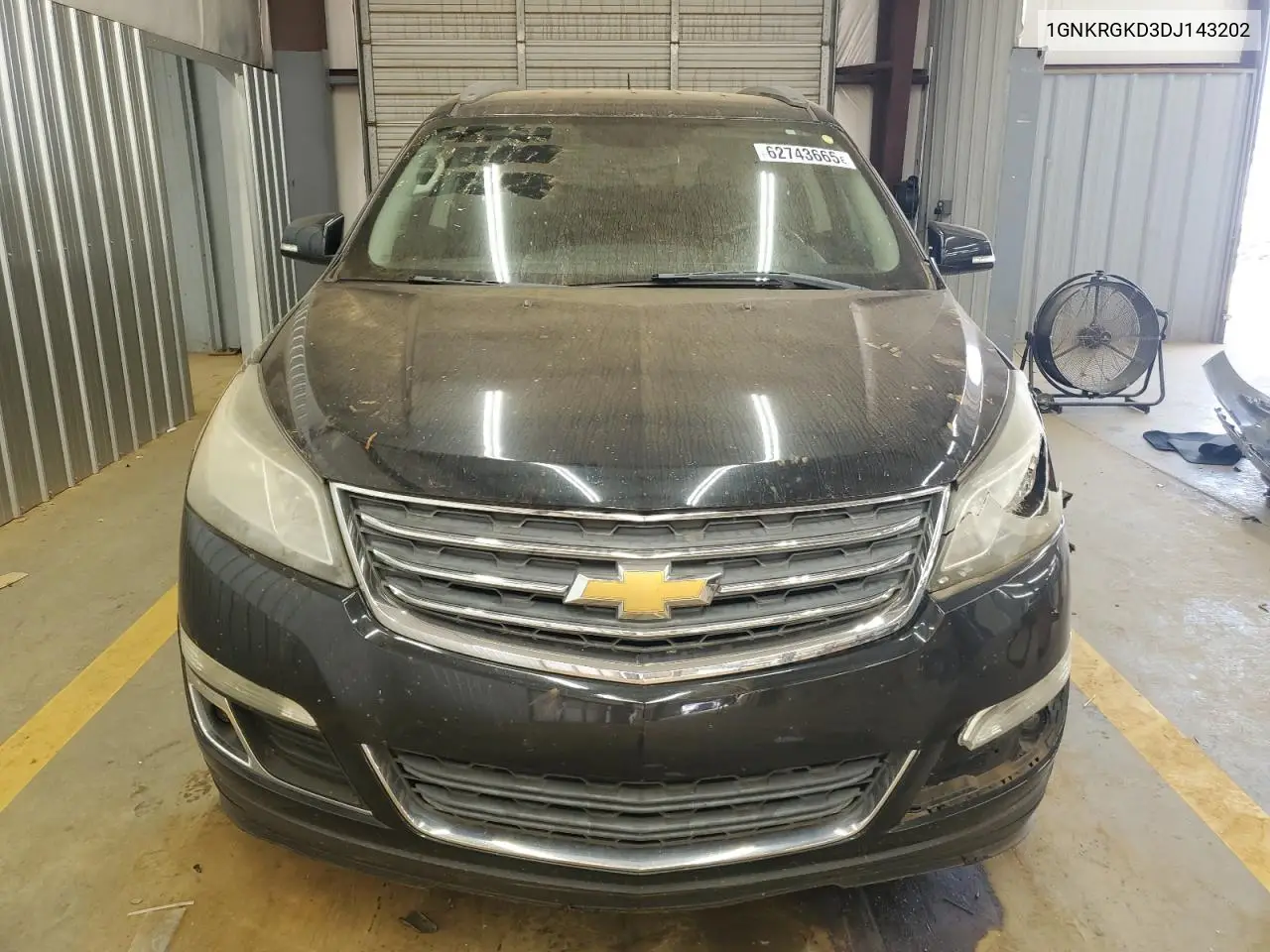 2013 Chevrolet Traverse Lt VIN: 1GNKRGKD3DJ143202 Lot: 62743665