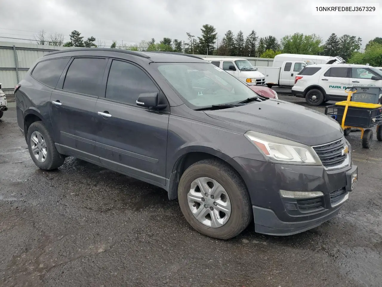 2014 Chevrolet Traverse Ls VIN: 1GNKRFED8EJ367329 Lot: 56469165