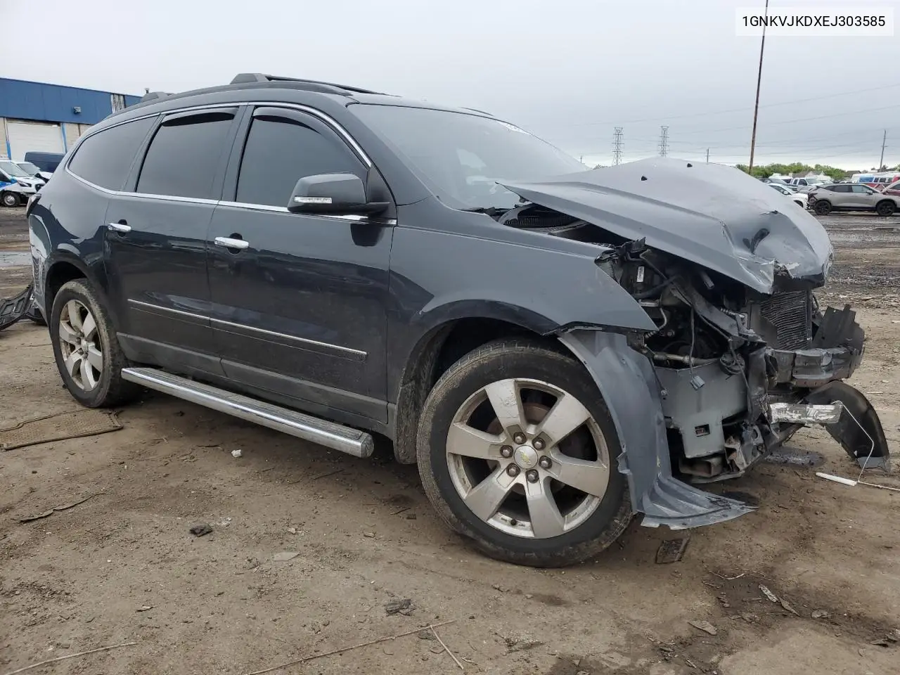 2014 Chevrolet Traverse Ltz VIN: 1GNKVJKDXEJ303585 Lot: 56521025