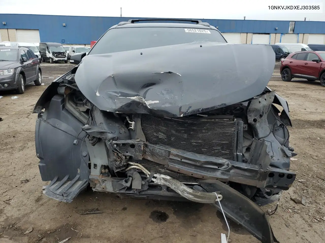 2014 Chevrolet Traverse Ltz VIN: 1GNKVJKDXEJ303585 Lot: 56521025