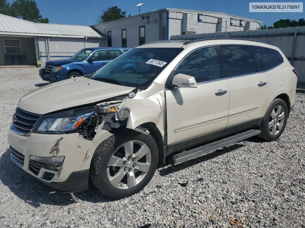 2014 Chevrolet Traverse Ltz VIN: 1GNKRJKD7EJ175097 Lot: 56717045