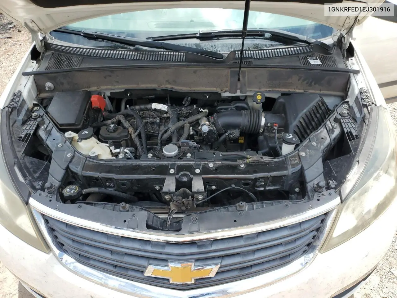 2014 Chevrolet Traverse Ls VIN: 1GNKRFED1EJ301916 Lot: 58724625