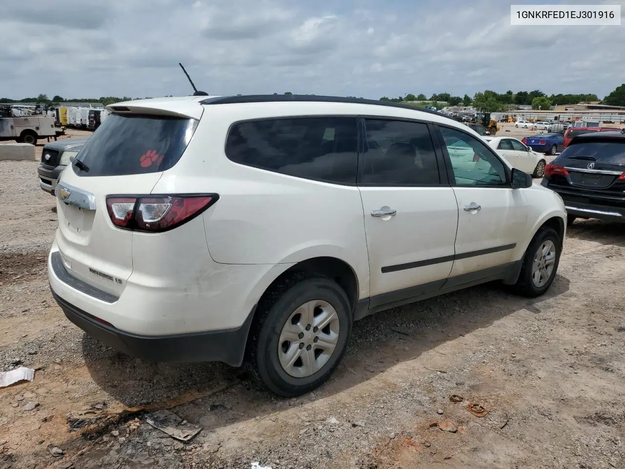 2014 Chevrolet Traverse Ls VIN: 1GNKRFED1EJ301916 Lot: 58724625