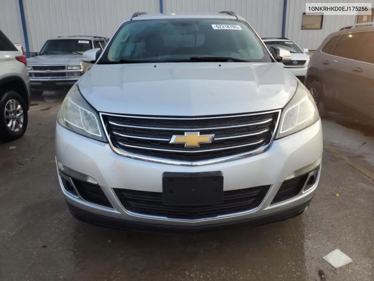 2014 Chevrolet Traverse Lt VIN: 1GNKRHKD0EJ175256 Lot: 62318705