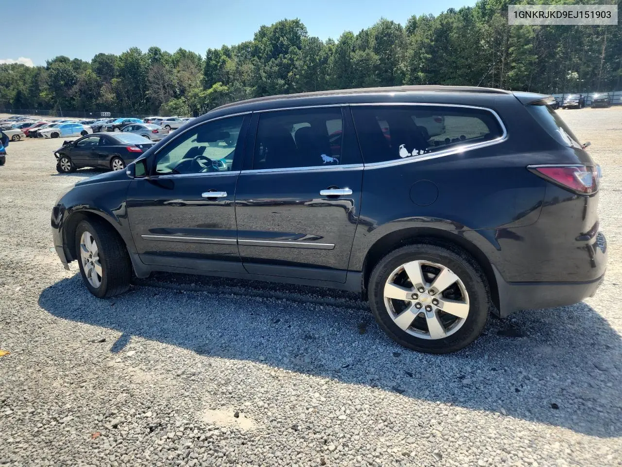 2014 Chevrolet Traverse Ltz VIN: 1GNKRJKD9EJ151903 Lot: 62828635
