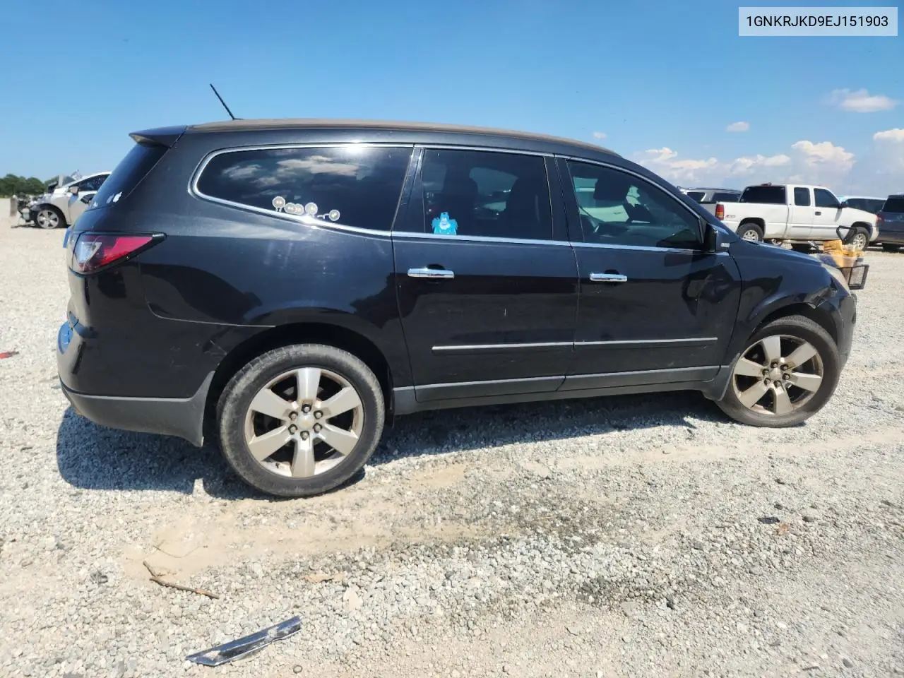2014 Chevrolet Traverse Ltz VIN: 1GNKRJKD9EJ151903 Lot: 62828635