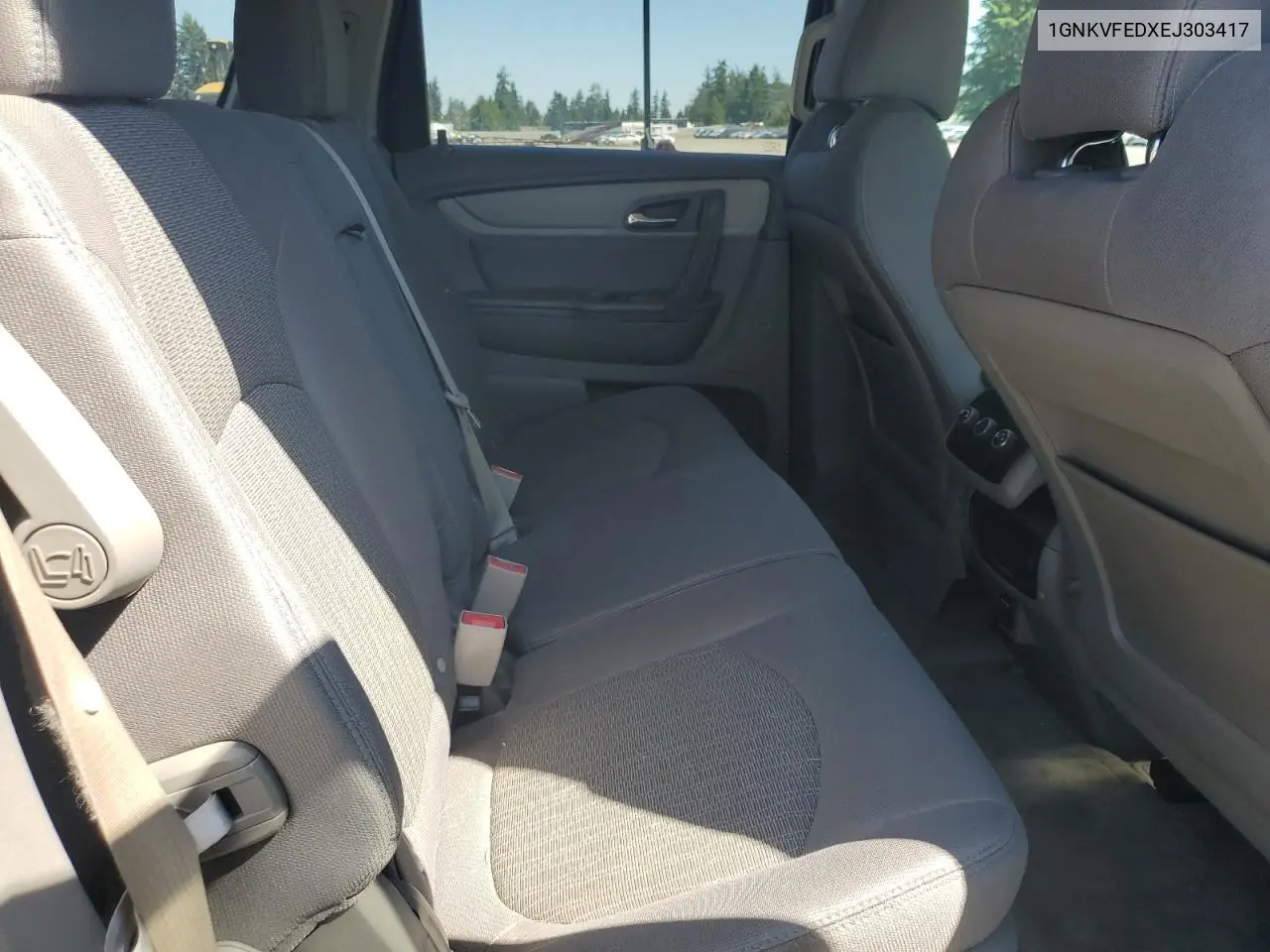 2014 Chevrolet Traverse Ls VIN: 1GNKVFEDXEJ303417 Lot: 62862275