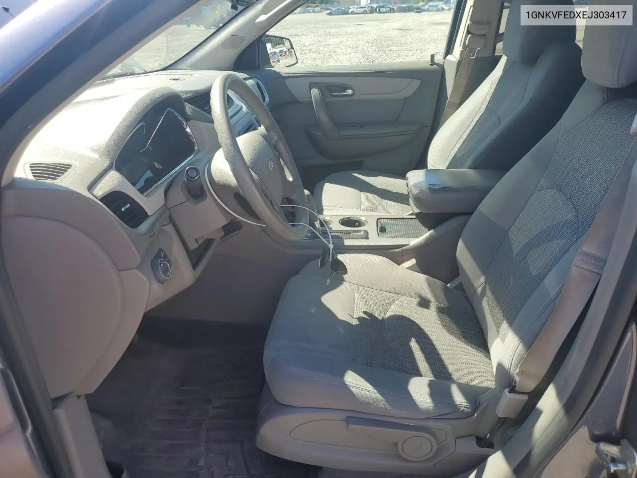 2014 Chevrolet Traverse Ls VIN: 1GNKVFEDXEJ303417 Lot: 62862275