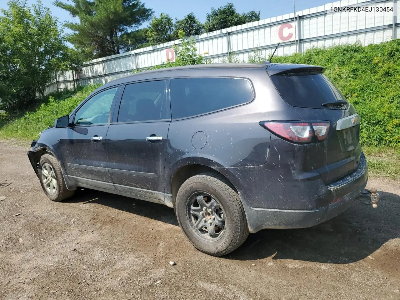 2014 Chevrolet Traverse Ls VIN: 1GNKRFKD4EJ130454 Lot: 63029845