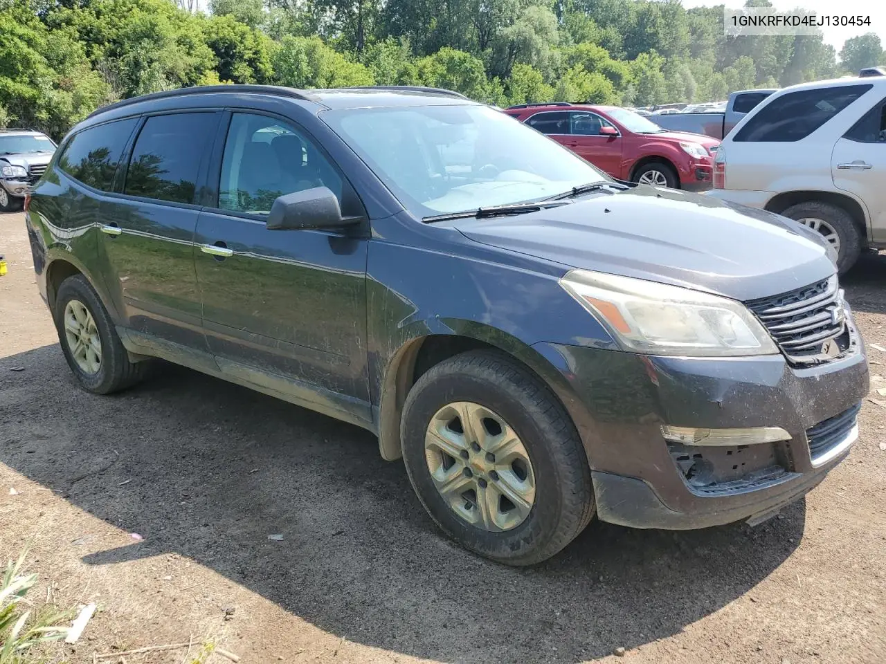 2014 Chevrolet Traverse Ls VIN: 1GNKRFKD4EJ130454 Lot: 63029845