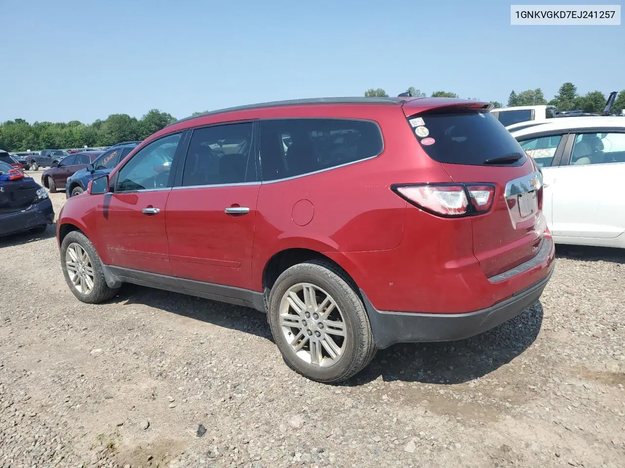 2014 Chevrolet Traverse Lt VIN: 1GNKVGKD7EJ241257 Lot: 63203965