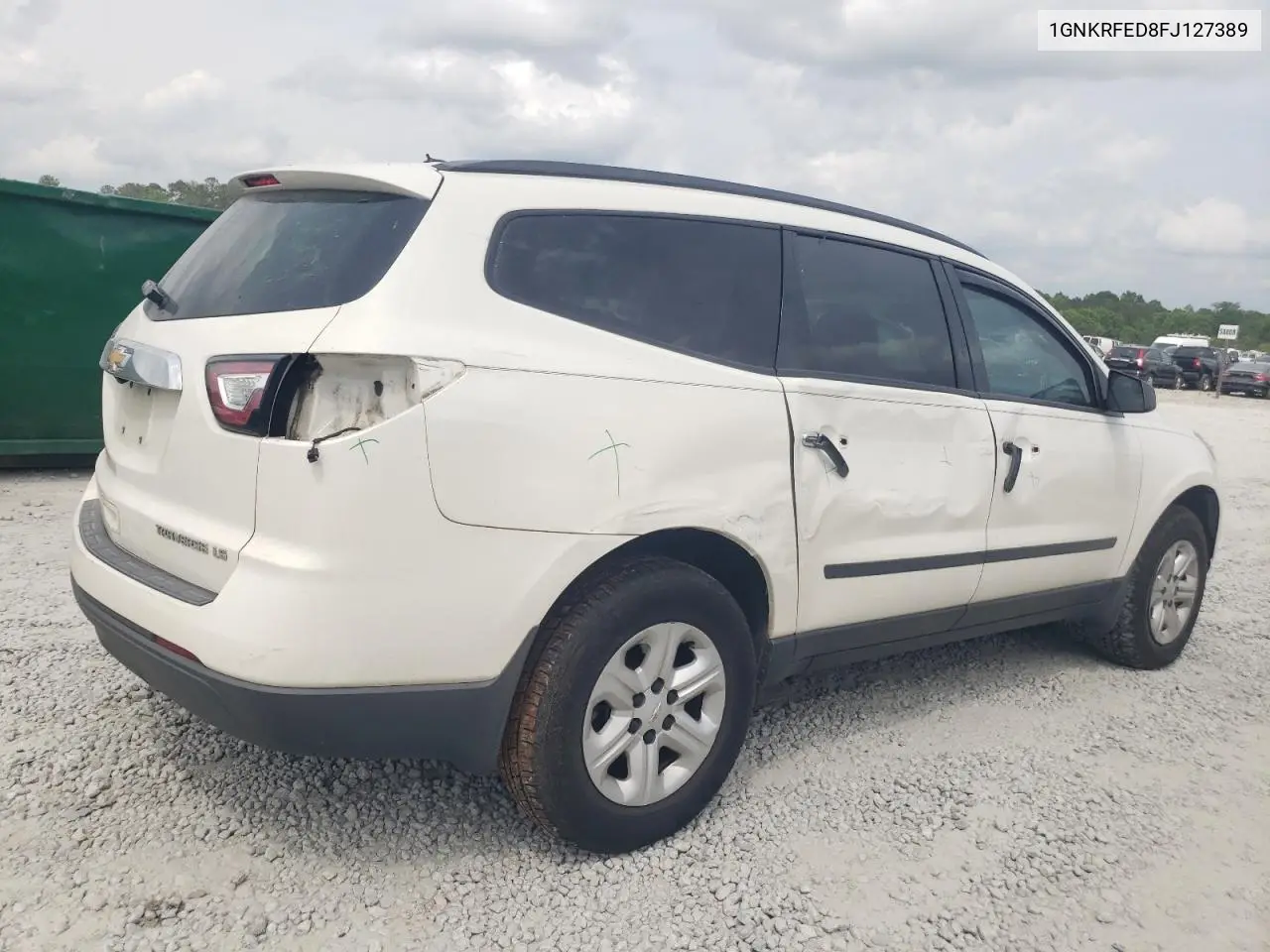 2015 Chevrolet Traverse Ls VIN: 1GNKRFED8FJ127389 Lot: 54150705