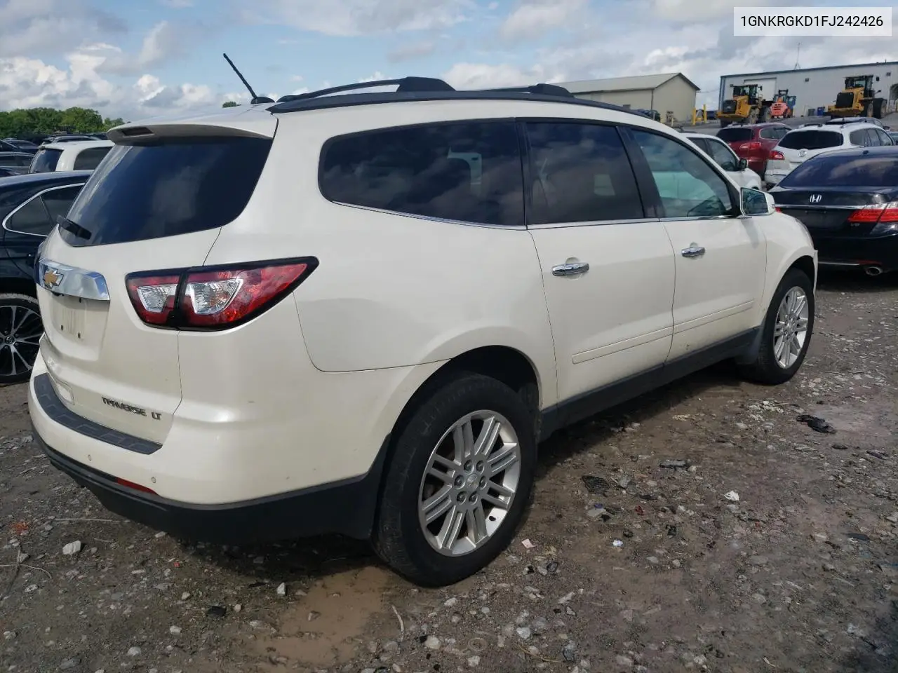 2015 Chevrolet Traverse Lt VIN: 1GNKRGKD1FJ242426 Lot: 56739315