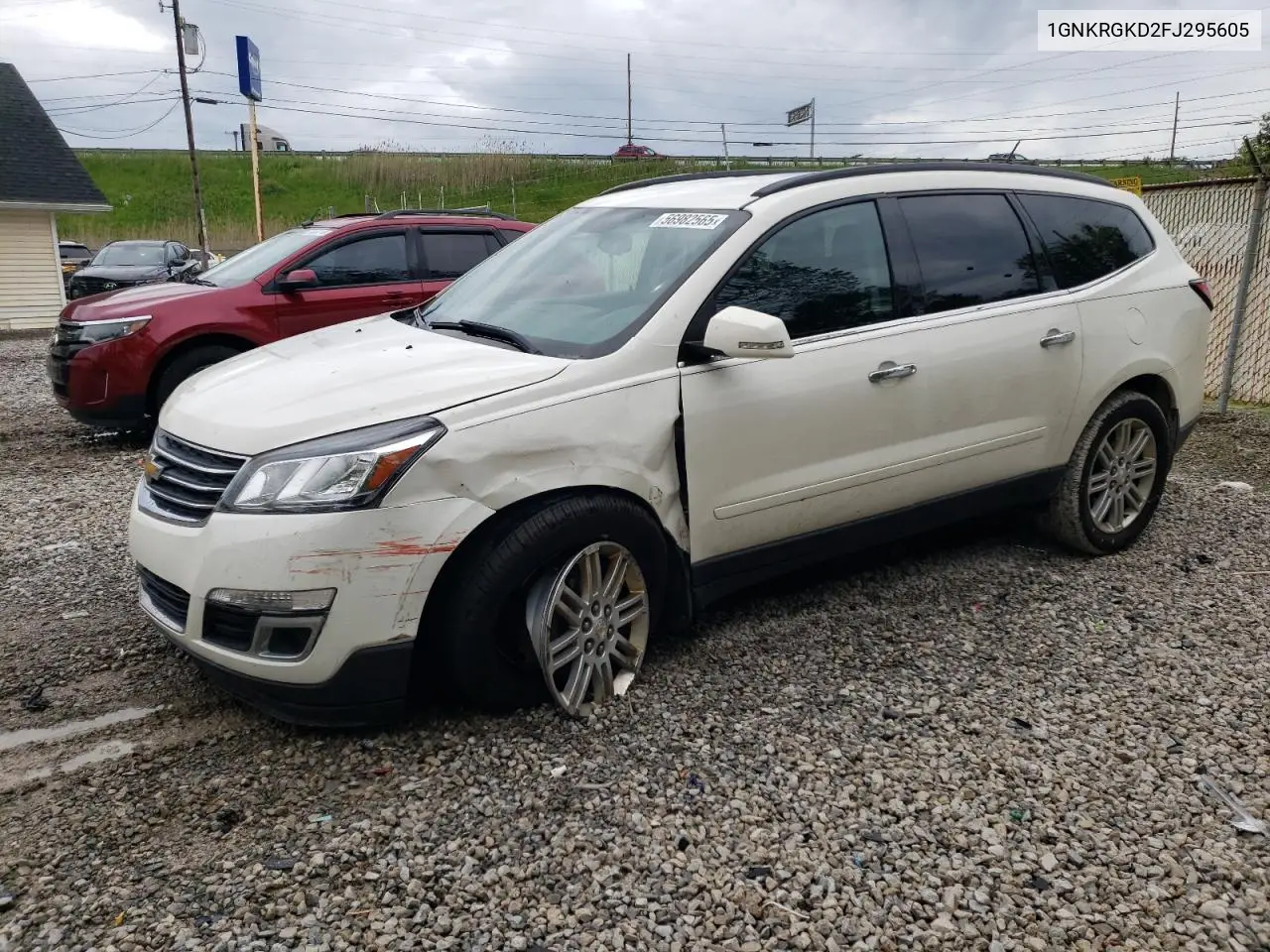 2015 Chevrolet Traverse Lt VIN: 1GNKRGKD2FJ295605 Lot: 56982565