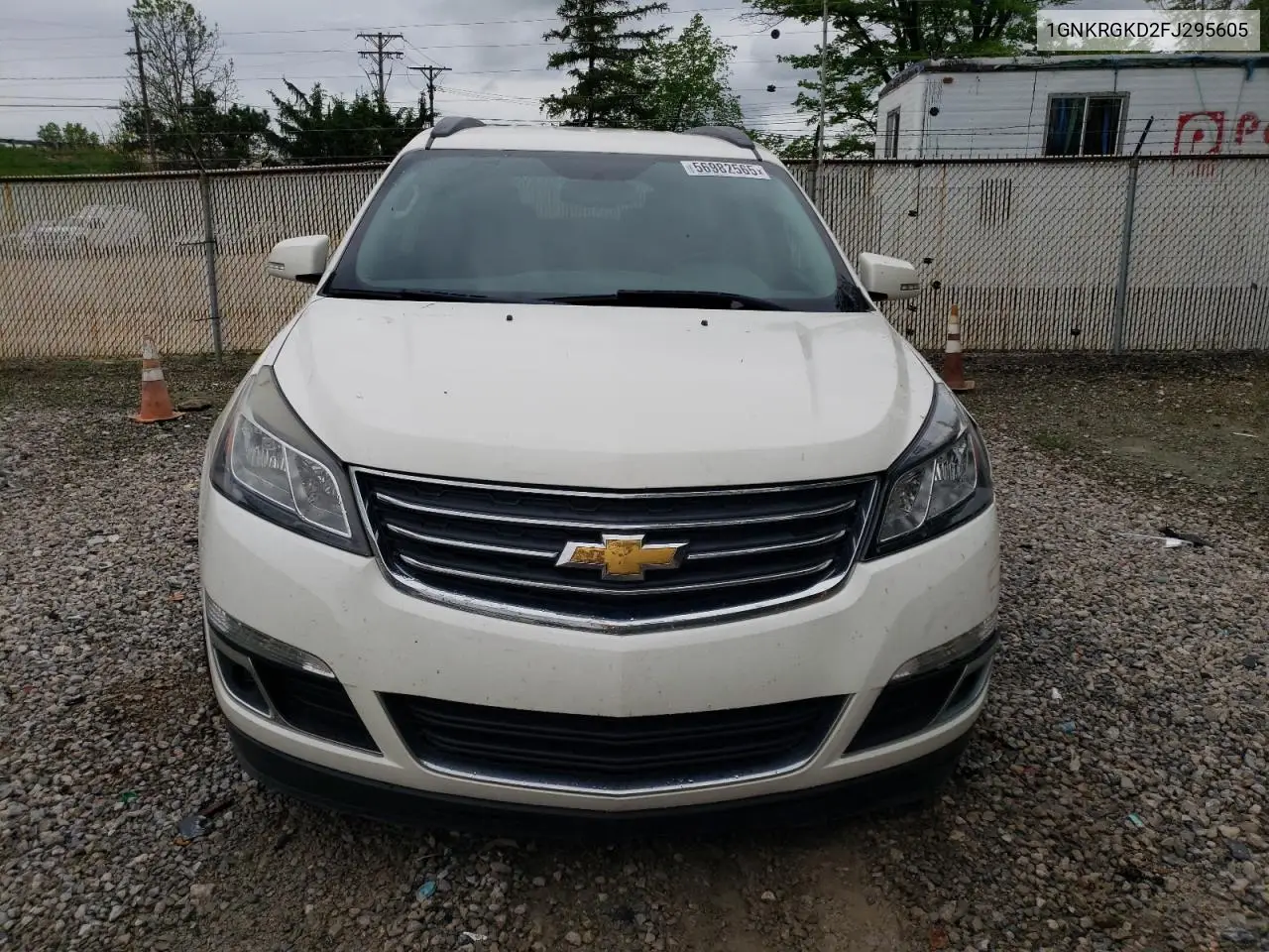 2015 Chevrolet Traverse Lt VIN: 1GNKRGKD2FJ295605 Lot: 56982565