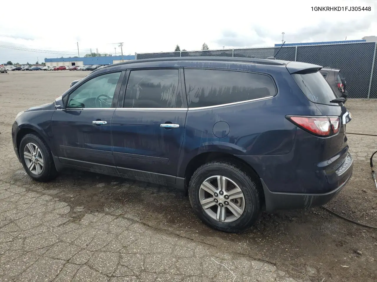 2015 Chevrolet Traverse Lt VIN: 1GNKRHKD1FJ305448 Lot: 61764015