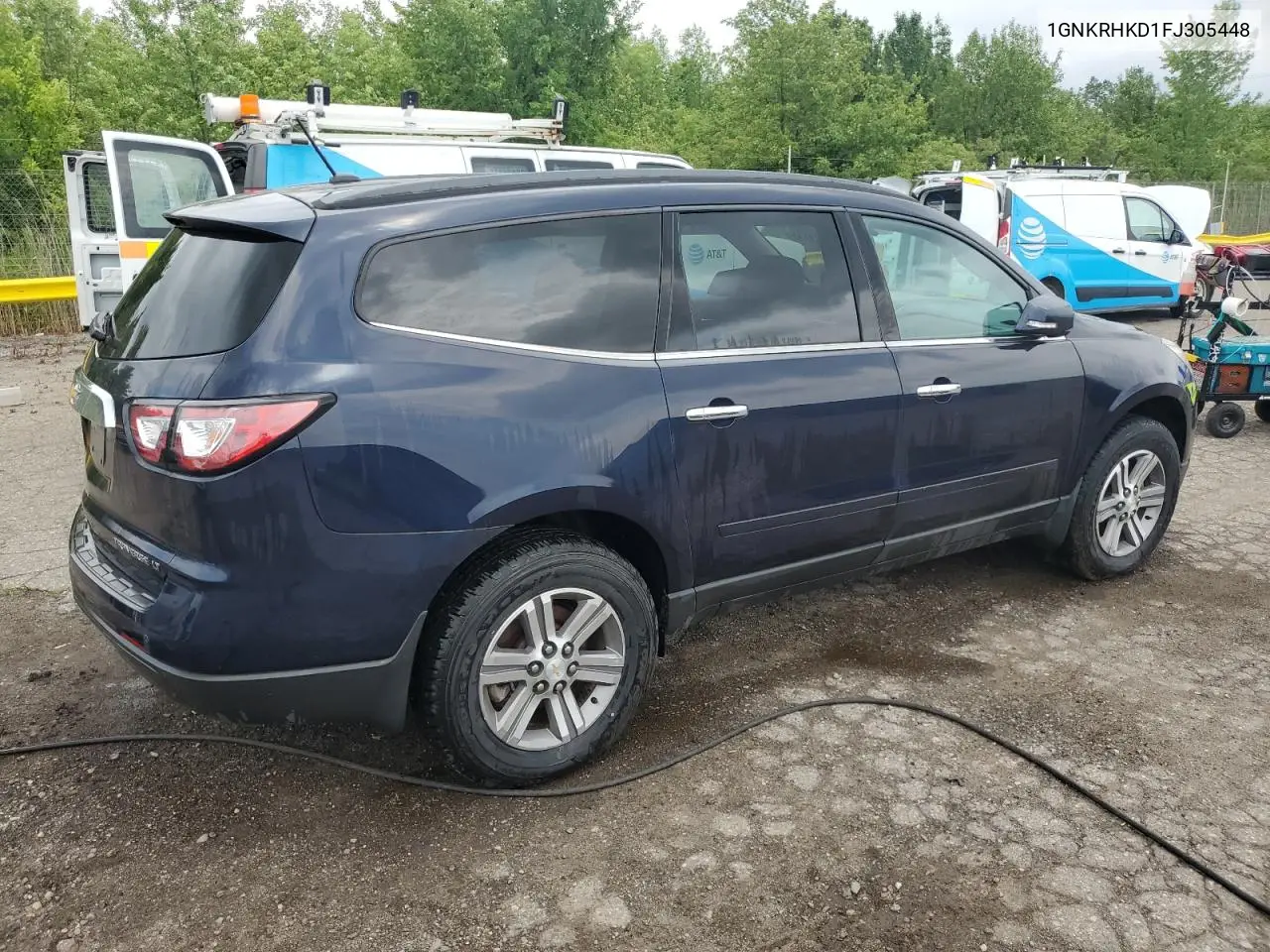 2015 Chevrolet Traverse Lt VIN: 1GNKRHKD1FJ305448 Lot: 61764015
