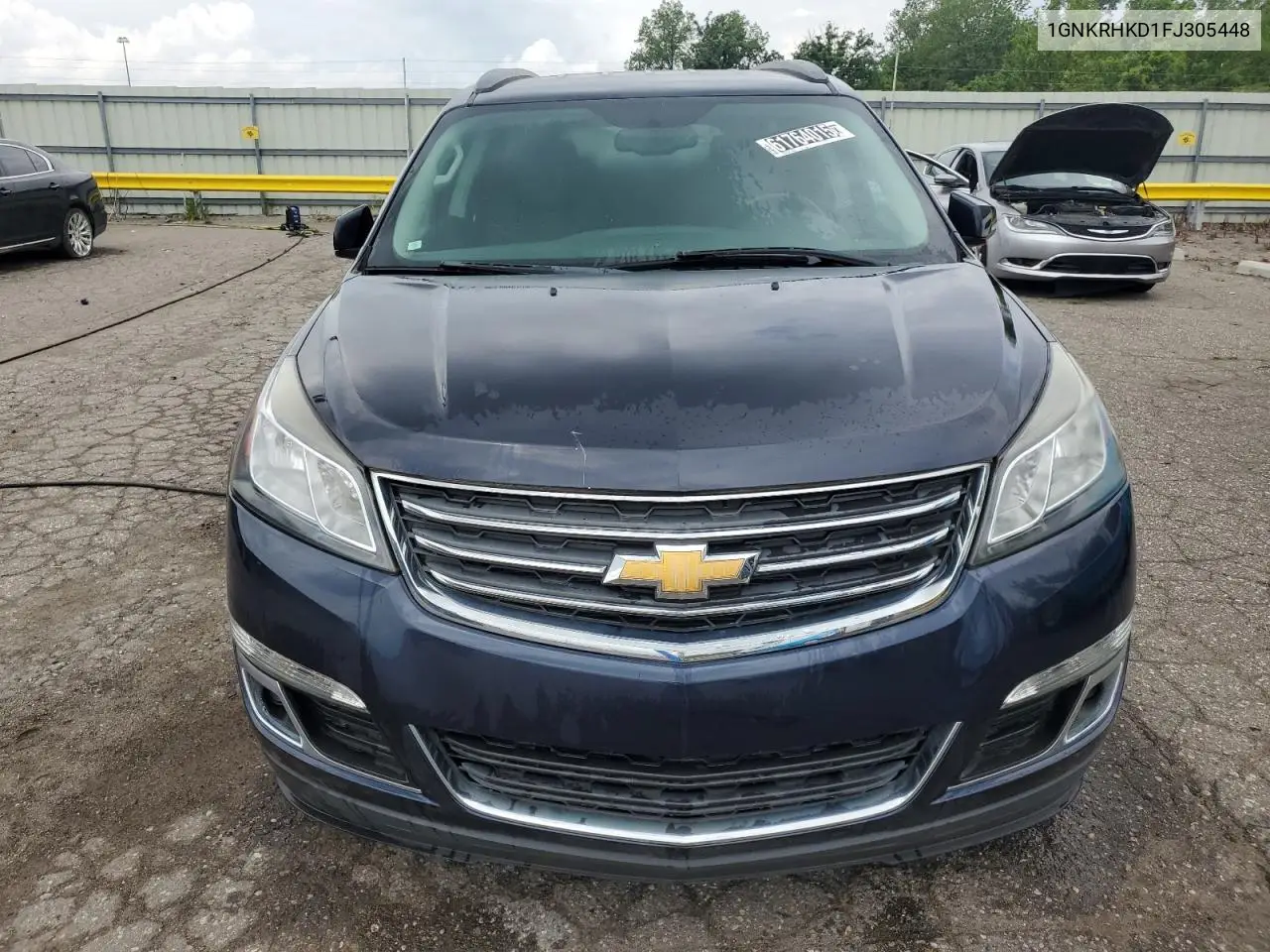 2015 Chevrolet Traverse Lt VIN: 1GNKRHKD1FJ305448 Lot: 61764015