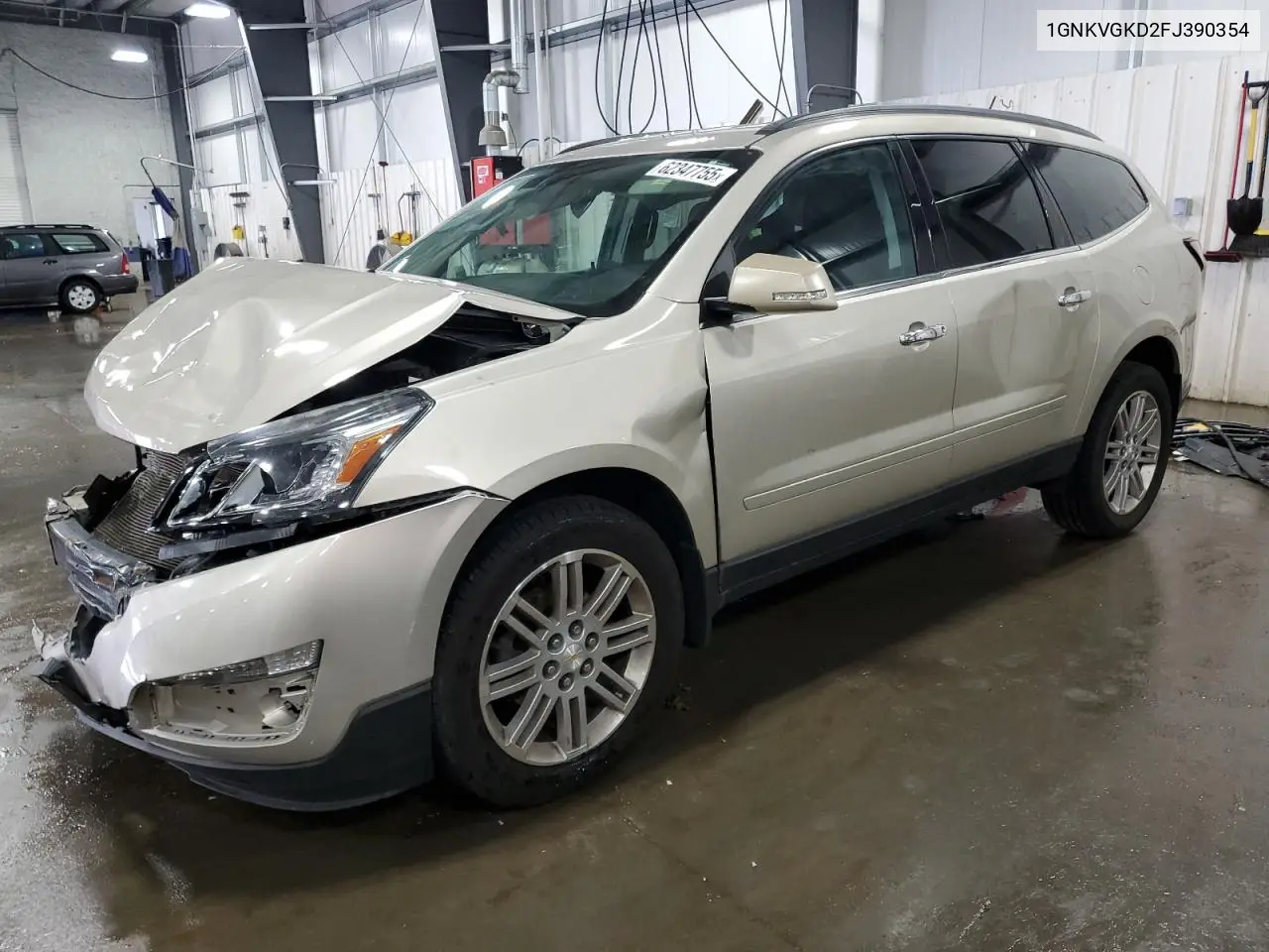 2015 Chevrolet Traverse Lt VIN: 1GNKVGKD2FJ390354 Lot: 62347755