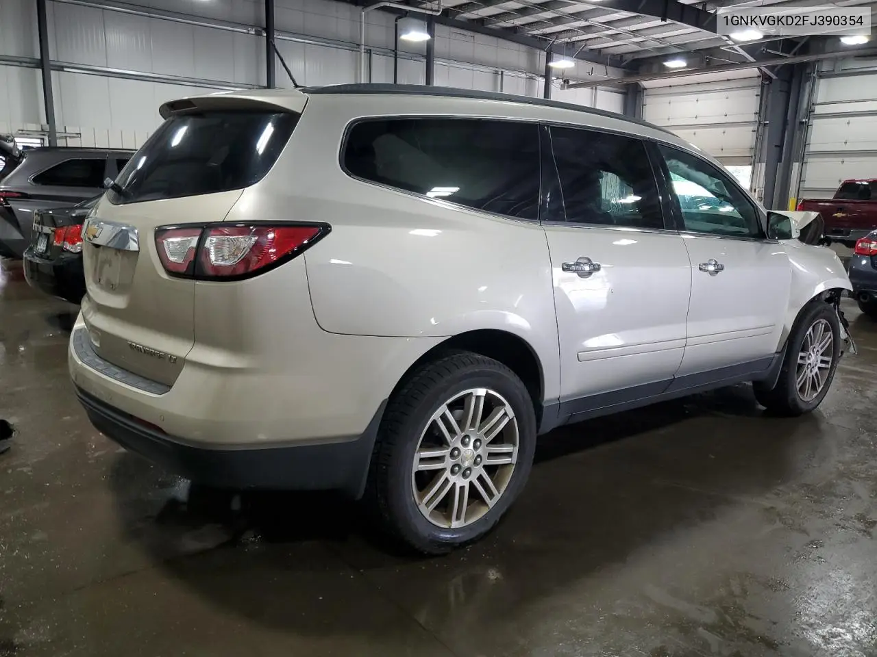 2015 Chevrolet Traverse Lt VIN: 1GNKVGKD2FJ390354 Lot: 62347755