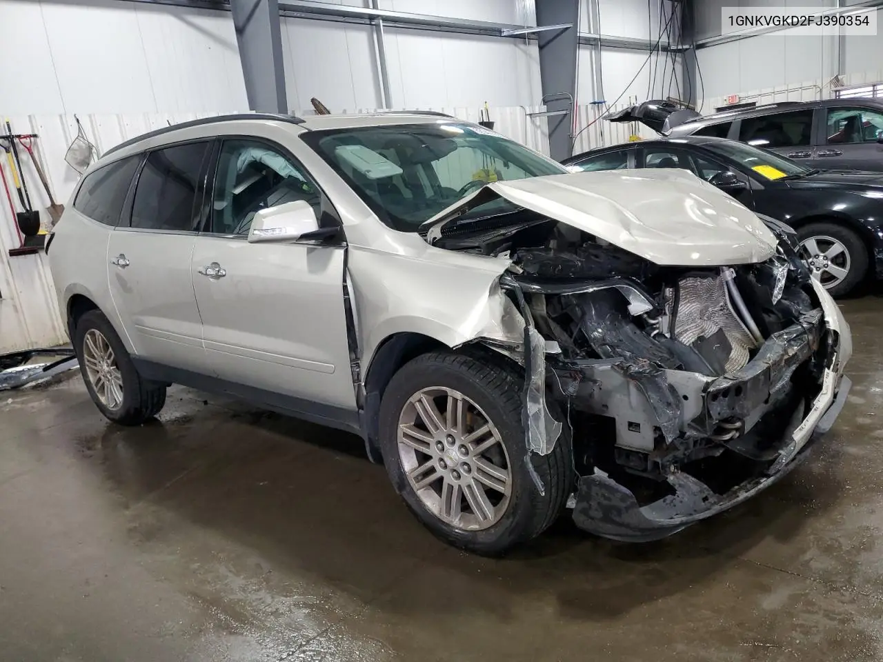 2015 Chevrolet Traverse Lt VIN: 1GNKVGKD2FJ390354 Lot: 62347755