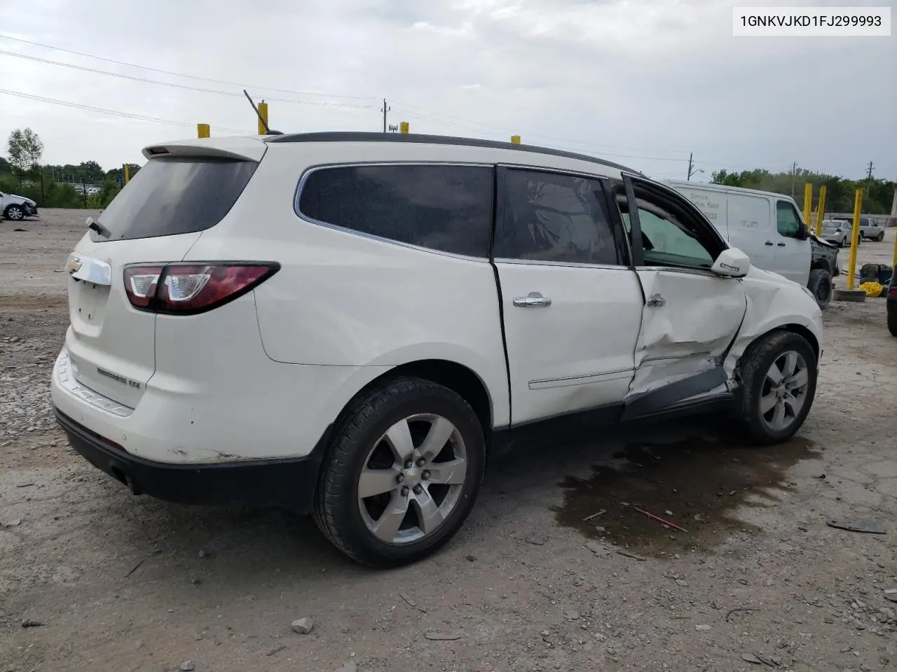 2015 Chevrolet Traverse Ltz VIN: 1GNKVJKD1FJ299993 Lot: 62415955