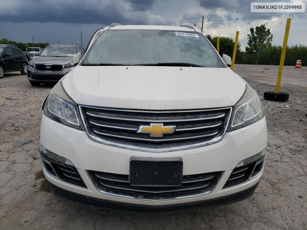 2015 Chevrolet Traverse Ltz VIN: 1GNKVJKD1FJ299993 Lot: 62415955