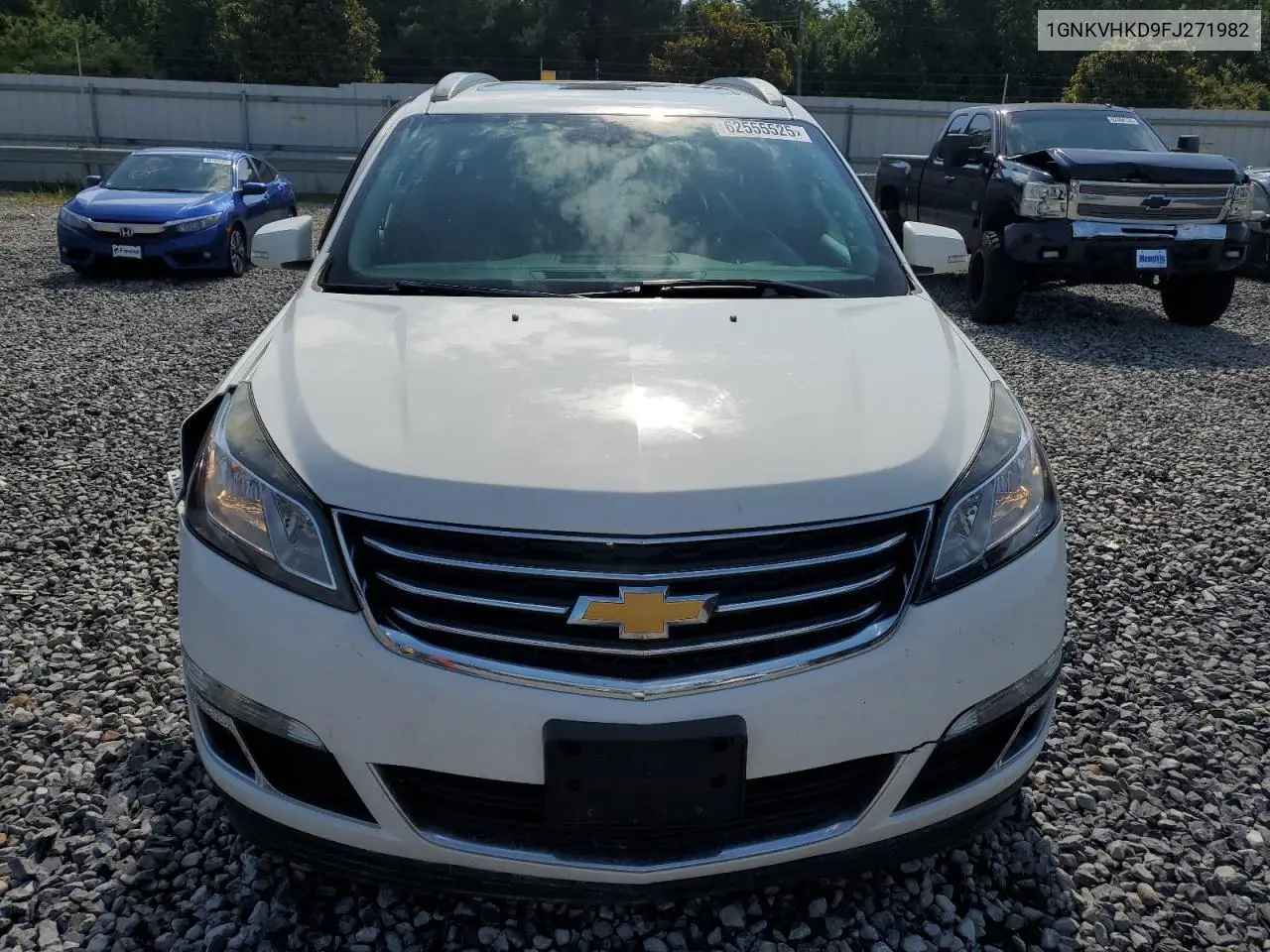 2015 Chevrolet Traverse Lt VIN: 1GNKVHKD9FJ271982 Lot: 62555525
