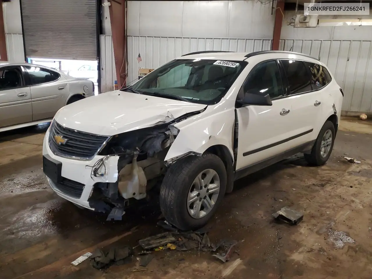 2015 Chevrolet Traverse Ls VIN: 1GNKRFED2FJ266241 Lot: 62690295