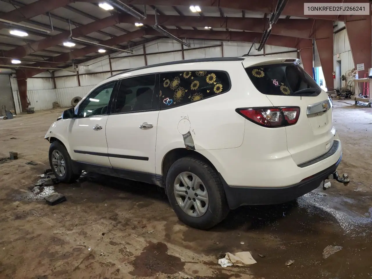 2015 Chevrolet Traverse Ls VIN: 1GNKRFED2FJ266241 Lot: 62690295