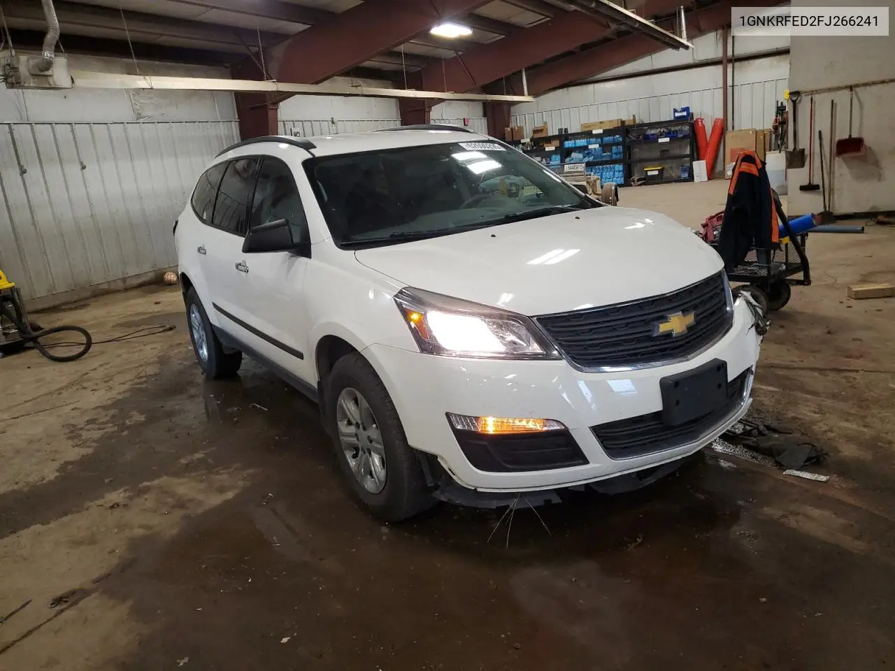 2015 Chevrolet Traverse Ls VIN: 1GNKRFED2FJ266241 Lot: 62690295