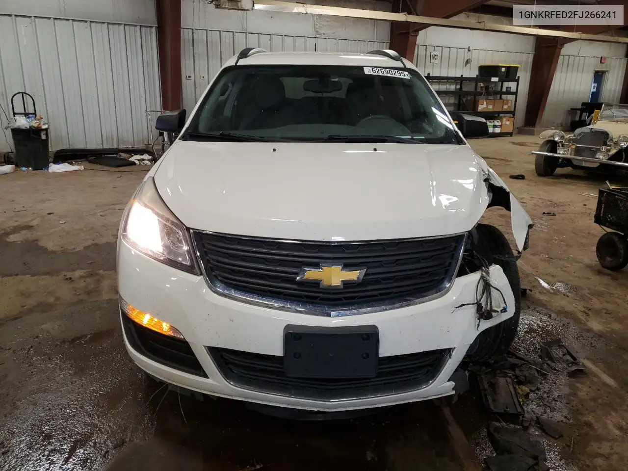 2015 Chevrolet Traverse Ls VIN: 1GNKRFED2FJ266241 Lot: 62690295