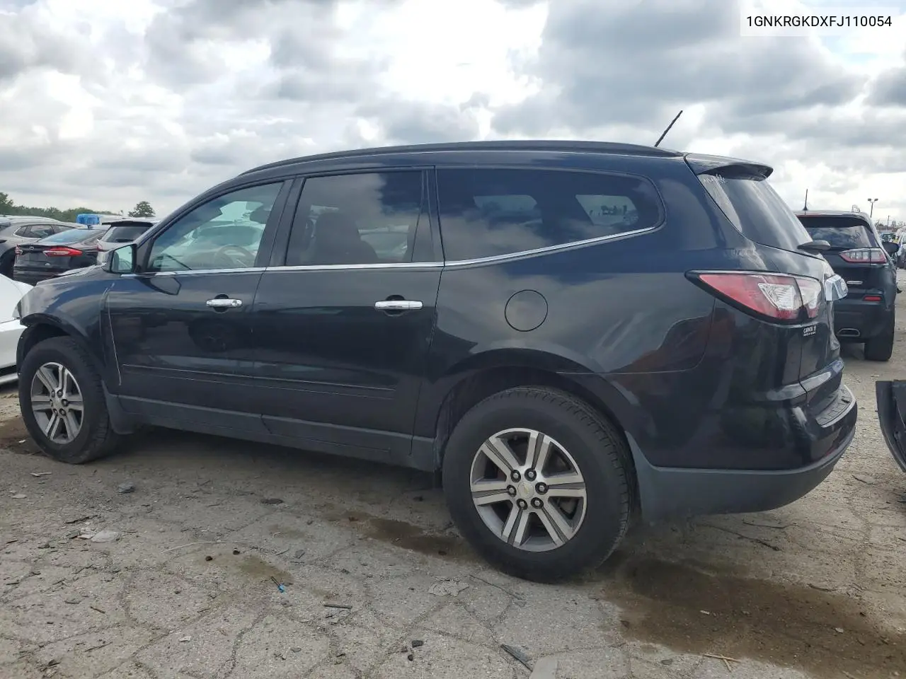 2015 Chevrolet Traverse Lt VIN: 1GNKRGKDXFJ110054 Lot: 62737835