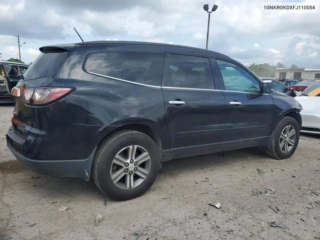 2015 Chevrolet Traverse Lt VIN: 1GNKRGKDXFJ110054 Lot: 62737835