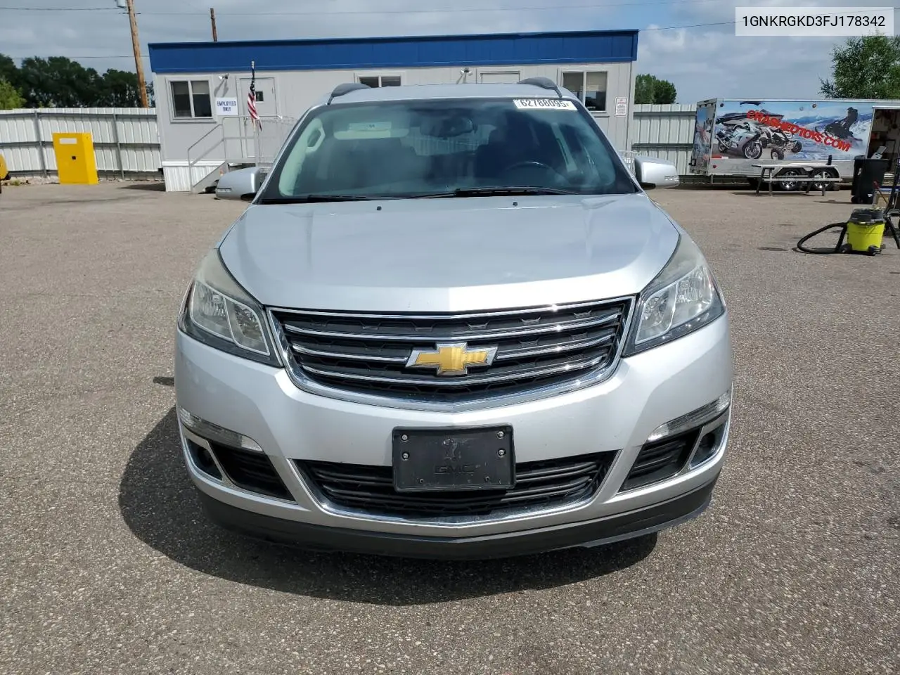 2015 Chevrolet Traverse Lt VIN: 1GNKRGKD3FJ178342 Lot: 62788095