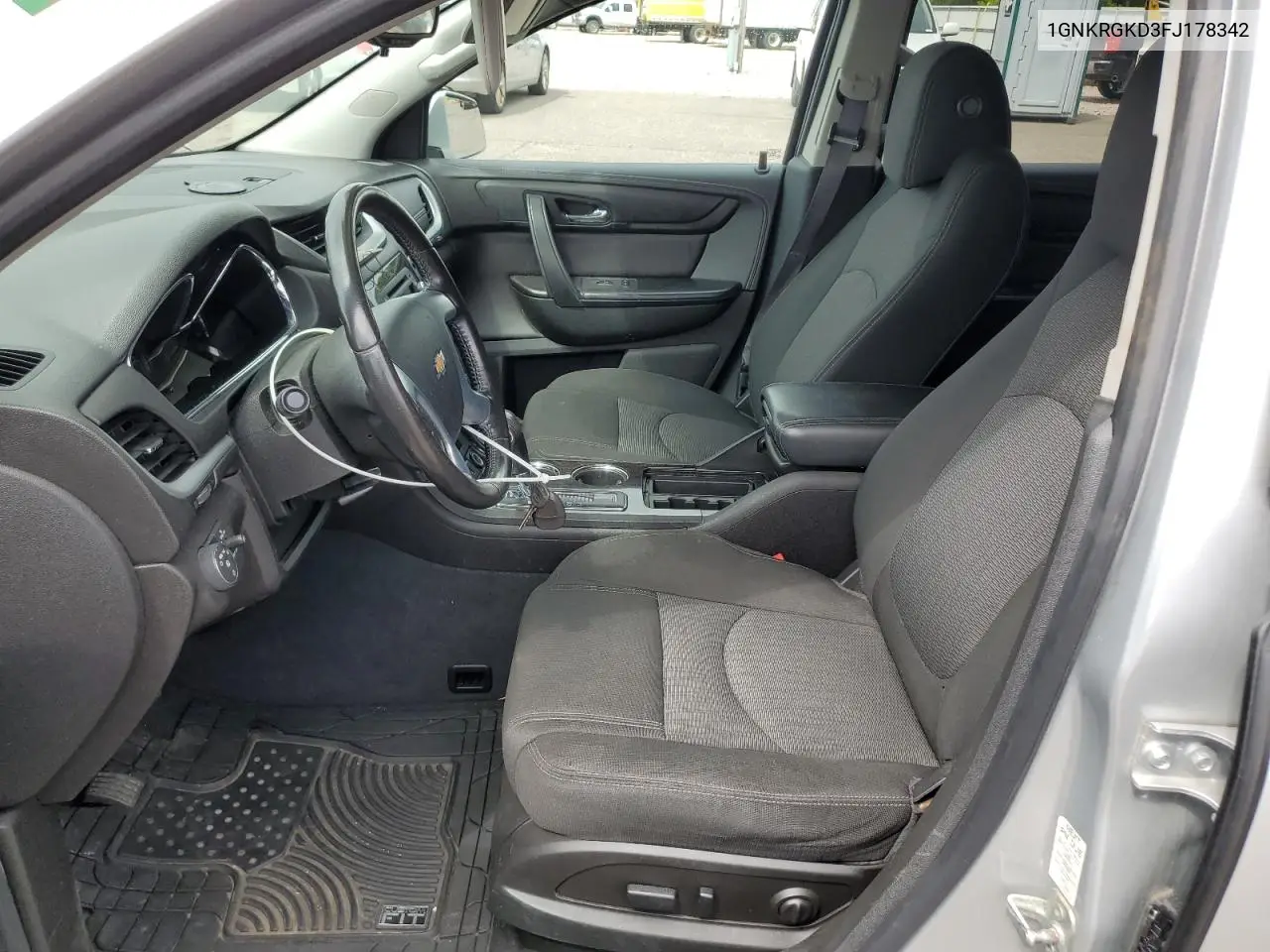 2015 Chevrolet Traverse Lt VIN: 1GNKRGKD3FJ178342 Lot: 62788095