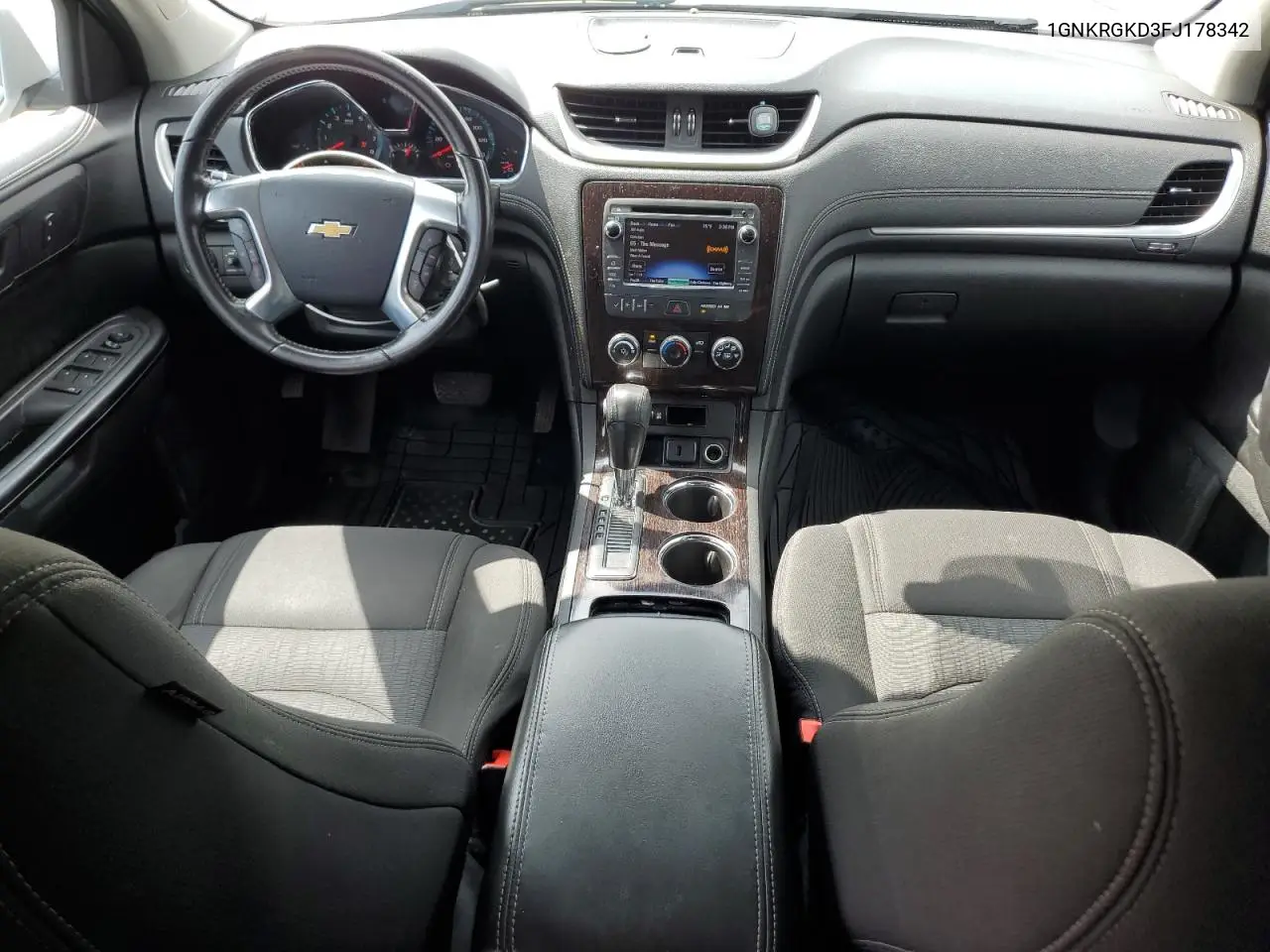 2015 Chevrolet Traverse Lt VIN: 1GNKRGKD3FJ178342 Lot: 62788095