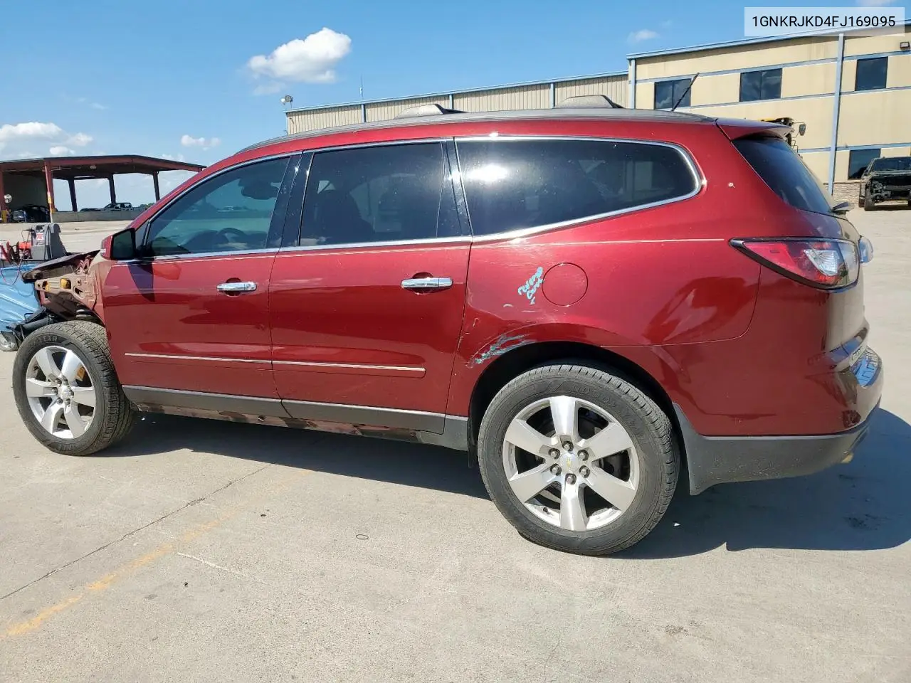 2015 Chevrolet Traverse Ltz VIN: 1GNKRJKD4FJ169095 Lot: 62883705