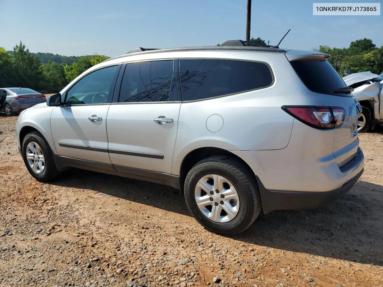 2015 Chevrolet Traverse Ls VIN: 1GNKRFKD7FJ173865 Lot: 62890215