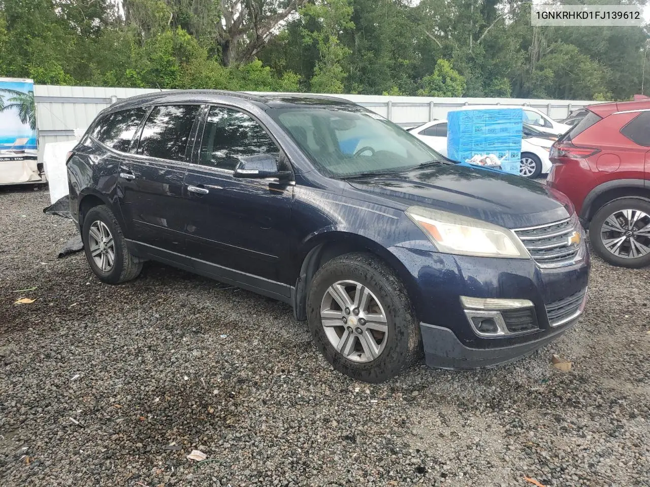 2015 Chevrolet Traverse Lt VIN: 1GNKRHKD1FJ139612 Lot: 63159705