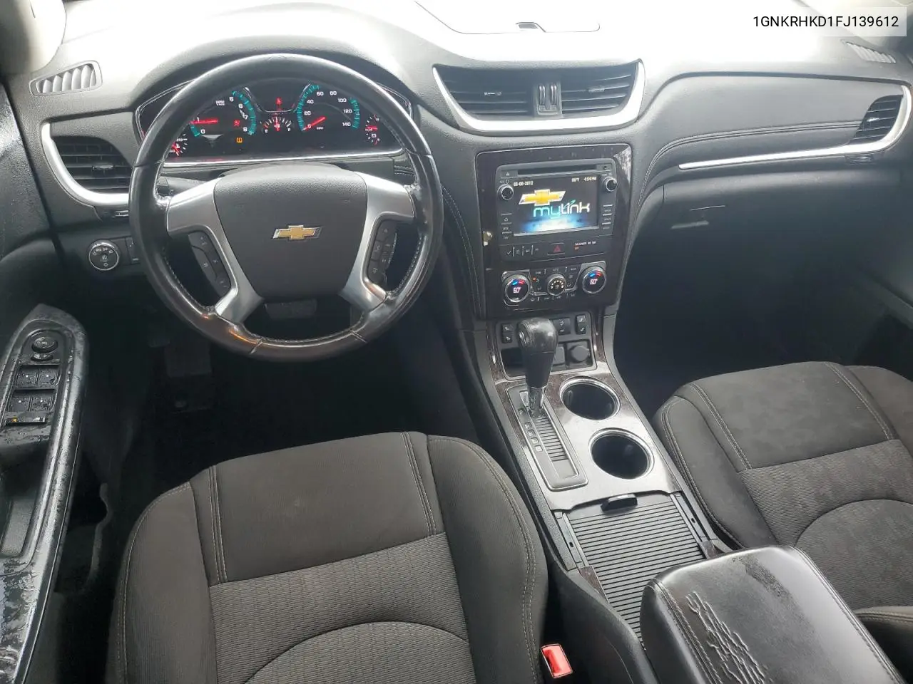 2015 Chevrolet Traverse Lt VIN: 1GNKRHKD1FJ139612 Lot: 63159705