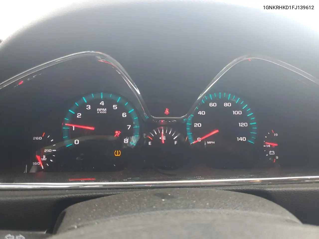2015 Chevrolet Traverse Lt VIN: 1GNKRHKD1FJ139612 Lot: 63159705