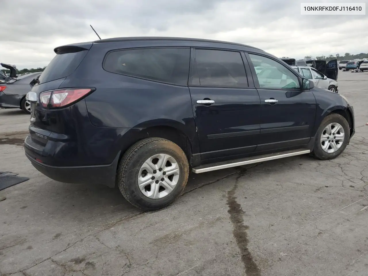 2015 Chevrolet Traverse Ls VIN: 1GNKRFKD0FJ116410 Lot: 63217205