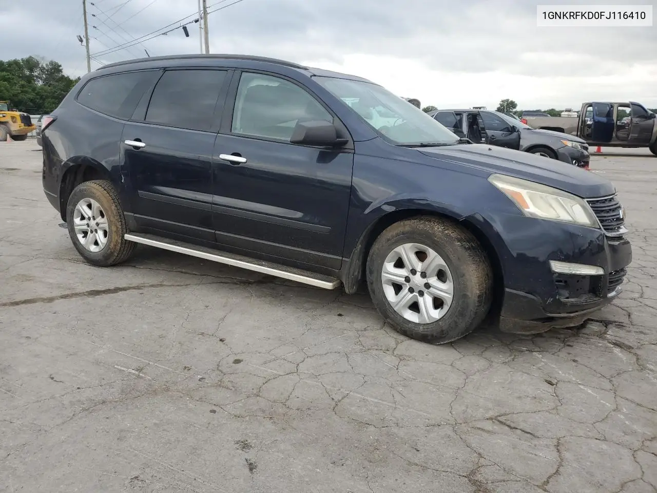 2015 Chevrolet Traverse Ls VIN: 1GNKRFKD0FJ116410 Lot: 63217205